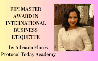 Prêmio FIPI Master em Etiqueta Empresarial Interacional